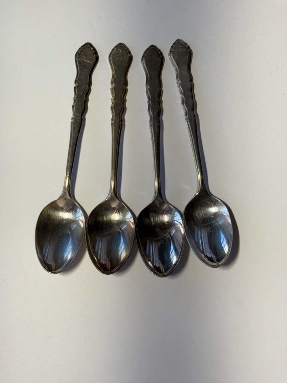 Vintage Silver-Tone Kitchen Scissors and Teaspoons Set - Silver - Picture 3 of 13